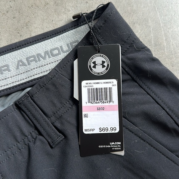Under Armor NWT Men’s Black Pants - Picture 2 of 3